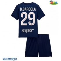Paris Saint-Germain Bradley Barcola #29 Hjemmedraktsett Barn 2025-26 Kortermet (+ Korte bukser)